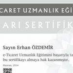 e-Ticaret Sertifikası